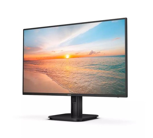 Монитор 23,8" Philips 24E1N1100A 1920x1080, WLED, 16:9, IPS, 300cd, 1300:1, MID, 4ms, 178/178, VGA, HDMI, 120Hz, Speakers, Tilt, Inter, VESA, Black, 3y