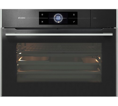 Встраиваемые электрические духовки ASKO/ Арт. 507874 ; 45.5x59.5x54.6 см, приготовление на пару, 51 л, 22 режимов, щуп, антрацит