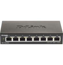 Коммутатор/ DGS-1100-08V2 EasySmart L2 Switch 8х1000Base-T