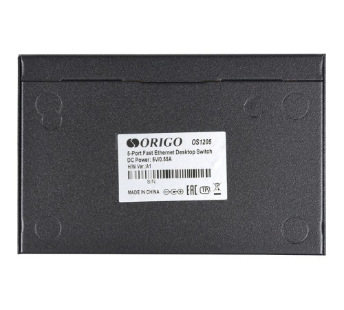 Коммутатор/ Unmanaged Switch 5x100Base-TX, metal case
