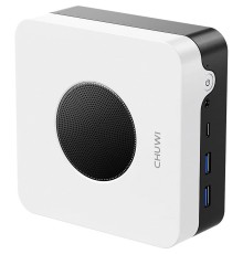 Компьютер Chuwi LarkBox X  Intel N-series N150(0.8Ghz)/12288Mb/512SSDGb/Int:Intel UHD Graphics/BT/WiFi/war 1y/0.4kg/Grey+White/Win11Pro + USB2.0*2/USB3.2*2/Type-C*1/HDMI*1/DP*1/RJ45*2/WIFI6,BT5.2/bracket