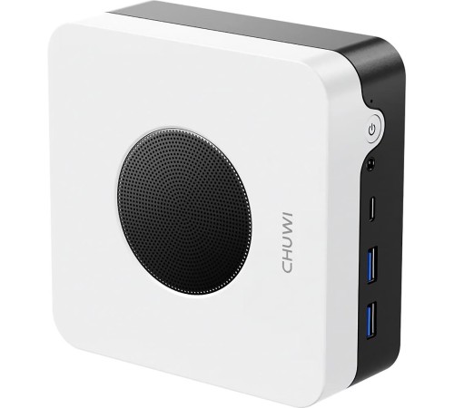 Компьютер Chuwi LarkBox X  Intel N-series N150(0.8Ghz)/12288Mb/512SSDGb/Int:Intel UHD Graphics/BT/WiFi/war 1y/0.4kg/Grey+White/Win11Pro + USB2.0*2/USB3.2*2/Type-C*1/HDMI*1/DP*1/RJ45*2/WIFI6,BT5.2/bracket