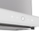 Вытяжка Franke/ Best, Вытяжка TOUCH WH 50, 50см, 750 м3/ч, сенсорное управление, LED освещение, Угольный фильтр Ф-07 (приобретается отдельно), цвет: нержавеющая сталь, лицевая планка: белое стекло