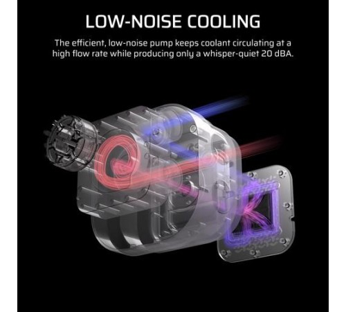 Система жидкостного охлаждения/ Water Cooling System Corsair NAUTILUS 240 ARGB (240mm, Black, ARGB/ Fans: 2x120mm, 74.37CFM, 34dBA, 2100RPM/ S: 1851, 1700, AM5, AM4) Система жидкостного охлаждения/ Water Cooling System Corsair NAUTILUS 240 ARGB (240mm, Black, ARGB/ Fans: 2x120mm, 74.37CFM, 34dBA, 2100RPM/ S: 1851, 1700, AM5, AM4)