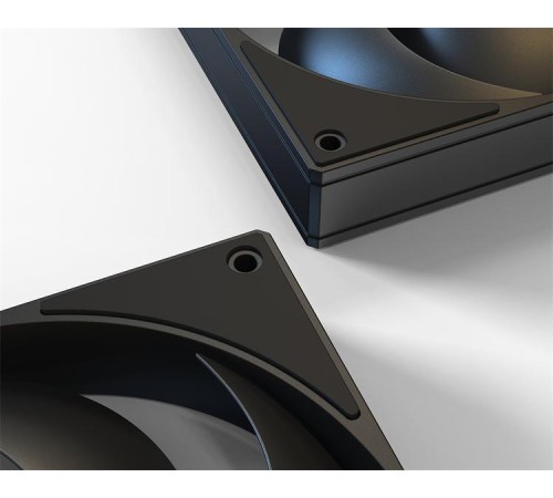 Вентилятор для корпуса ID-COOLING AS-140-K 140x140x25мм (60шт./кор, PWM, резиновые углы, черный, 300-1800об/мин, супертихий) BOX