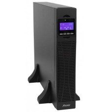 ИБП POWERMAN Online 1000 RT, LCD, двойного преобразования, 1000ВА, 900Вт, 8 розеток IEC 60320 C13, защита от КЗ, импульсных всплесков сети, перегрузки, разряда и перезаряда батареи, RJ11 / RJ45,  USB, RS232, SNMP, EPO. Сертификаты: ISO 9001, ЕАС. Габариты