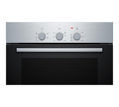 Встраиваемая электрическая духовка BOSCH Serie 2, духовой шкаф,нержавеющая сталь, класс энергоэффективности А, 4 режима,71 литр, сделано в Турции