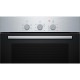 Встраиваемая электрическая духовка BOSCH Serie 2, духовой шкаф,нержавеющая сталь, класс энергоэффективности А, 4 режима,71 литр, сделано в Турции