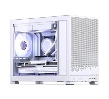 Корпус без блока питания/ Case JONSBO D32 STD, Mini-Tower, TG, no fan, 1xUSB-A 3.0 + 1xUSB-C 3.1, mATX, mITX White