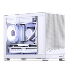 Корпус без блока питания/ Case JONSBO D32 STD, Mini-Tower, TG, no fan, 1xUSB-A 3.0 + 1xUSB-C 3.1, mATX, mITX White