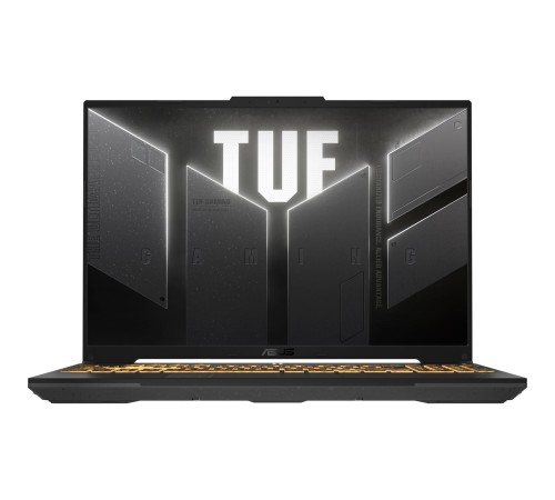 Ноутбук/ ASUS TUF F16 FX607VJ-RL013 16"(1920x1200 (матовый, 144Hz) IPS)/Intel Core 5 210H(2.2Ghz)/16384Mb/512PCISSDGb/noDVD/Ext:nVidia GeForce RTX3050(6144Mb)/Cam/BT/WiFi/56WHr/war 1y/2.2kg/Mecha Gray/DOS