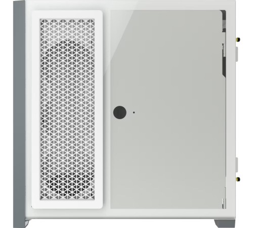 Корпус без блока питания/ Case Corsair iCUE 5000X RGB, Midi-Tower, TG, 3x120mm RGB, 2xUSB-A 3.2, 1xUSB 3.2 Type-C, E-ATX, ATX, mATX, mITX White