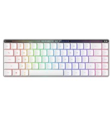 Клавиатра ASUS FALCHION RX LP, 2.4 GHz RF, Bluetooth, 65%, PBT, White