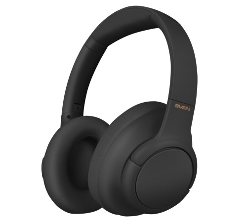 Беспроводные стереонаушники с микрофоном SVEN AP-B800MV, черный (Bluetooth, hybrid ANC, APP, 4 mics 500mAh)