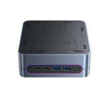 Компьютер/ Chuwi LarkBox S  Intel Core i3 1220P(1.5Ghz)/16384Mb/512SSDGb/Int:Intel UHD Graphics/BT/WiFi/war 1y/0.4kg/Gray+Black/Win11Pro + Aluminum+plastic/RAM slot*2/bracket/USB2.0*2/USB3.2*2/Type-C*1/HDMI*2/DP*1/RJ45*2/WIFI5,BT5.1/bracke
