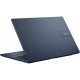 Ноутбук/ ASUS X1504VA-BQ281 15.6"(1920x1080 (матовый) IPS)/Intel Core i3 1315U(1.2Ghz)/8192Mb/512PCISSDGb/noDVD/Int:Intel UHD Graphics/Cam/BT/WiFi/42WHr/war 1y/1.7kg/Quiet Blue/DOS