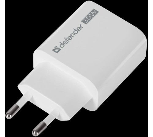 Defender Сетевое ЗУ UPA-130 USB-C/PD30W+USB-A/QC3.0