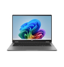 Ноутбук/ ASUS TP3407SA-QL055W flip 14"(1920x1200 OLED)/Touch/Intel Core Ultra 7 256V(2.2Ghz)/16384Mb/1024PCISSDGb/noDVD/Int:Intel Arc graphics/Cam/BT/WiFi/70WHr/war 1y/1.57kg/Matte Gray/Win11Home + стилус