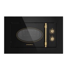 Встраиваемая микроволновая печь MAUNFELD JBMO.20.5GRBG/ 60 см, 592*330*376 мм, механическое управление, 20 л, 1080 Вт, гриль, черный цвет