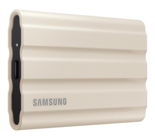 Внешние HDD и SSD/ Samsung External SSD T7 Shield, 1TB, Type C-to-C/A, USB 3.2 Gen2, R/W 1050/1000MB/s, IP65, 88x59x13mm, 98g, Beige (12 мес.) Внешние HDD и SSD/ Samsung External SSD T7 Shield, 1TB, Type C-to-C/A, USB 3.2 Gen2, R/W 1050/1000MB/s, IP65, 88x59x13mm, 98g, Beige (12 мес.)