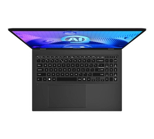 Ноутбук/ MSI Prestige 16 AI Evo B1MG-035RU 16"(2560x1600 (глянцевый) IPS)/Intel Core Ultra 7 155H(1.4Ghz)/16384Mb/1024PCISSDGb/noDVD/Int:Intel Arc graphics/Cam/BT/WiFi/war 1y/1.5kg/Stellar Gray/Win11Home