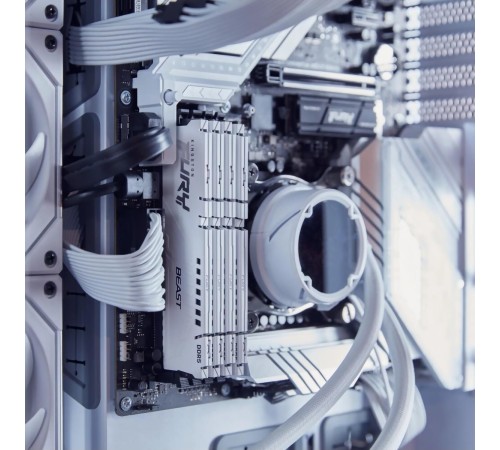 Память оперативная/ Kingston 32GB 5600MT/s DDR5 CL40 DIMM FURY Beast White XMP Память оперативная/ Kingston 32GB 5600MT/s DDR5 CL40 DIMM FURY Beast White XMP