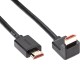 Кабель/ Кабель HDMI---HDMI ver 2.0 угловой коннектор 90град 3м,Telecom <TCG225-3M>