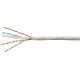 кабель Cabeus UTP-4P-Cat.6-SOLID-LSZH-GY Кабель витая пара UTP (U/UTP), категория 6, 4 пары (23 AWG), одножильный, LSZH нг(А)-HF, серый (305 м)
