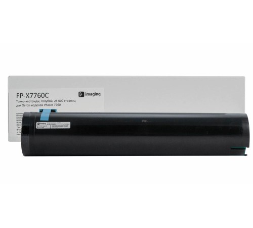 Тонер-картридж F+ imaging, голубой, 25 000 страниц, для Xerox моделей Phaser 7760 (аналог 106R01160), FP-X7760C