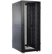 Шкаф ЦМО Шкаф серверный ПРОФ напольный 42U (800x1000) дверь перфор. 2 шт., черный, в сборе