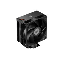 Кулер для процессора/ CPU Cooler PCCooler RT500 Digital BK (240W, 4-pin PWM, LED temp., 152mm, Al/Cu, 5x6mm, 1x120mm, 73.32CFM, 34.9dBA, 2200RPM, S: 1851/1700/1200/115X, AM5/AM4, black)