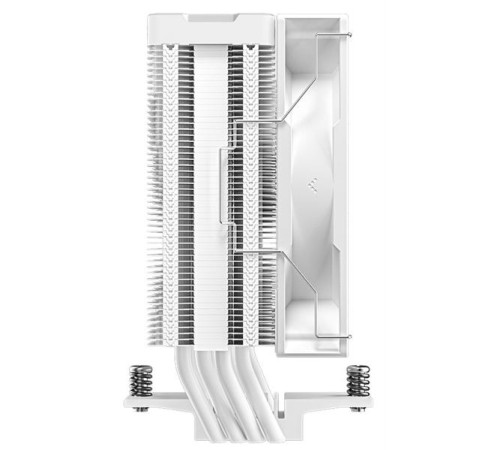 Кулер для процессора DEEPCOOL AG400 DIGITAL WH LGA1700/1200/115X/AM5/AM4 (9шт/кор, TDP 220W, PWM, Fan 120mm, 4 тепл. трубки, черный) RET (R-AG400-WHNDMN-G-1)