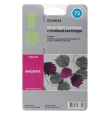 -/ Картридж струйный Cactus CS-C9372 №72 фото пурпурный (130мл) для HP DJ T610/T620/T770/T1100/T1100/T1