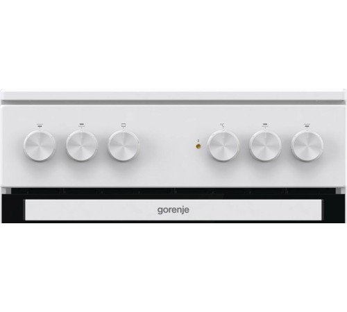 Плита Gorenje/ Плита Gorenje, полезный объем 63 л, эргономичные переключатели, эмаль SilverMatte, очистка паром, индикатор остаточного тепла для каждой конфорки, дверца CompactDoor 2 стекла + 1 термослой, стеклокерамическая варочная панель, цвет белый Плита Gorenje/ Плита Gorenje, полезный объем 63 л, эргономичные переключатели, эмаль SilverMatte, очистка паром, индикатор остаточного тепла для каждой конфорки, дверца CompactDoor 2 стекла + 1 термослой, стеклокерамическая варочная панель, цвет белый