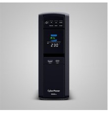 Источник бесперебойного питания Cyberpower CP1600EPFCLCD Line-Interactive 1600VA/1000W USB/RS-232/RJ11/45 (6 EURO)(замена CP1500EPFCLCD)
