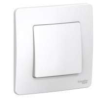 BLANCA С/У 1-клавишный ВЫКЛЮЧАТЕЛЬ (сх.1), 10А, 250В, БЕЛЫЙ