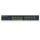 Гибридный коммутатор Smart L2 коммутатор PoE+ Zyxel NebulaFlex GS1915-24EP, rack 19", 24xGE (12xPoE+), бюджет PoE 130 Вт