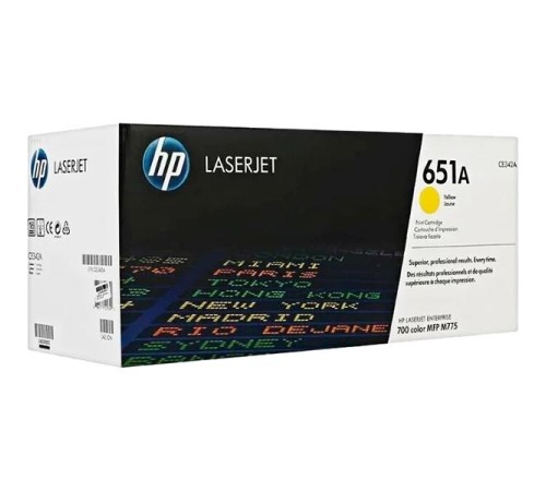Тонер-картридж/ HP 651A Yellow LaserJet Print Cartridge Тонер-картридж/ HP 651A Yellow LaserJet Print Cartridge