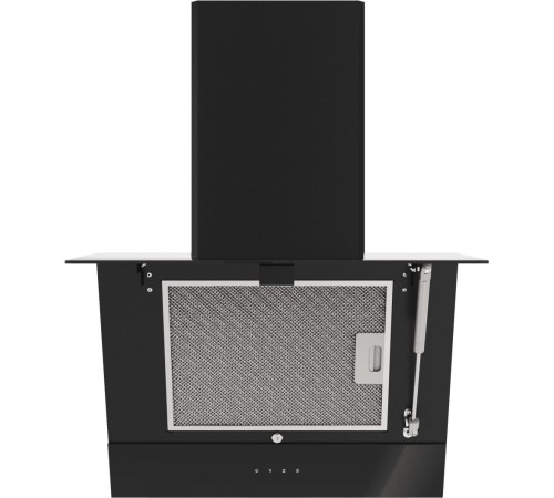 Вытяжка Franke/ Best, Вытяжка наклонная TEMPER 50 BK, 50 см, 1000 м3/ч, сенсорное управление, LED освещение, 62 дБ, Угольный фильтр Ф-09 (опция), цвет черный