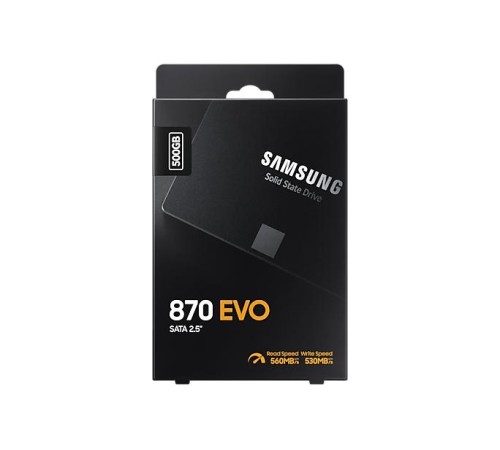 Твердотельный накопитель Samsung MZ-77E500BW 870 EVO 500GB, 2.5", SATA3, 6.8mm (Вскрытая упаковка) Твердотельный накопитель Samsung MZ-77E500BW 870 EVO 500GB, 2.5", SATA3, 6.8mm (Вскрытая упаковка)