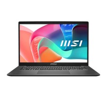Ноутбук без сумки MSI Modern 14 F13MG Core i5-1334U 14" FHD (1920*1080),IPS,DDR4 16GB (8GB*2),512GB SSD,Iris Xe Graphics,backlight (White),Platinum Gray,45Whr,1.5kg,DOS