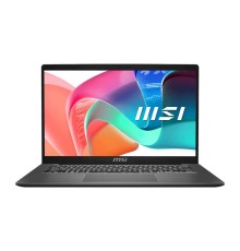 Ноутбук без сумки MSI Modern 14 F13MG Core i5-1334U 14" FHD (1920*1080),IPS,DDR4 16GB (8GB*2),512GB SSD,Iris Xe Graphics,backlight (White),Platinum Gray,45Whr,1.5kg,DOS