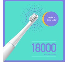Звуковая электрическая зубная щетка DR.BEI Sonic Electric Toothbrush GY1 белая
