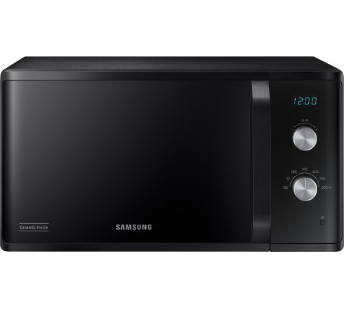 Микроволновые печи Samsung/ Микроволновая печь, 23л, БИОкерамика -10 лет гарантия, цвет чёрный, гриль, равномерное распределение микроволн, LED дисплей