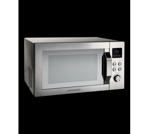 Отдельностоящая микроволновая печь Kuppersberg/ Отдельностоящая микроволновая печь Kuppersberg;объем 25л;мощность 900вт, мощность гриля 1200вт;10 уровней мощности;8 автоматических программ;цвет серебристый