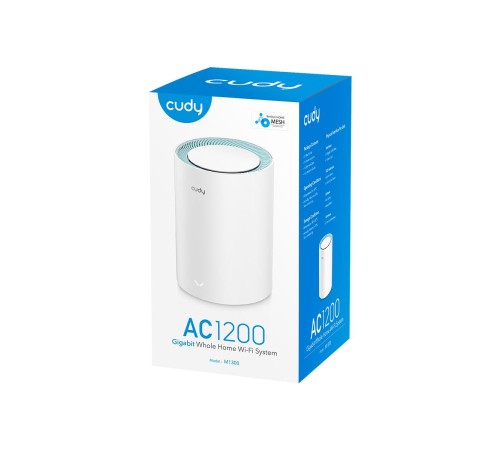Wi-Fi Mesh-система/ AC1200 Wi-Fi Gigabit Mesh Solution 1-Pack, Chipset MT7621DA+MT7613B+MT7603, Dual-Band, 867Mbps at 5GHz + 300Mbps at 2.4GHz, 802.11ac/a/b/g/n, 2 Gigabit Ethernet Ports, 4 internal antennas,MU-MIMO, DDNS, Zerotier/Wireguard/OpenVPN/IPSec Wi-Fi Mesh-система/ AC1200 Wi-Fi Gigabit Mesh Solution 1-Pack, Chipset MT7621DA+MT7613B+MT7603, Dual-Band, 867Mbps at 5GHz + 300Mbps at 2.4GHz, 802.11ac/a/b/g/n, 2 Gigabit Ethernet Ports, 4 internal antennas,MU-MIMO, DDNS, Zerotier/Wireguard/OpenVPN/IPSec