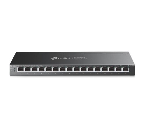 коммутатор TP-Link TL-SG116P 16-Port Gigabit PoE+ Desktop Switch