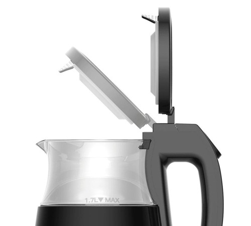 Electric Kettle DEM-SH90W Black, 1.7L, 1700W, thermostat 40-100°C Electric Kettle DEM-SH90W Black, 1.7L, 1700W, thermostat 40-100°C