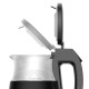 Electric Kettle DEM-SH90W Black, 1.7L, 1700W, thermostat 40-100°C