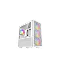 Корпус Deepcool CH560 WH без БП, боковое окно (закаленное стекло), 3x140мм ARGB вентилятор спереди и 1x120мм ARGB вентилятор сзади, белый, ATX